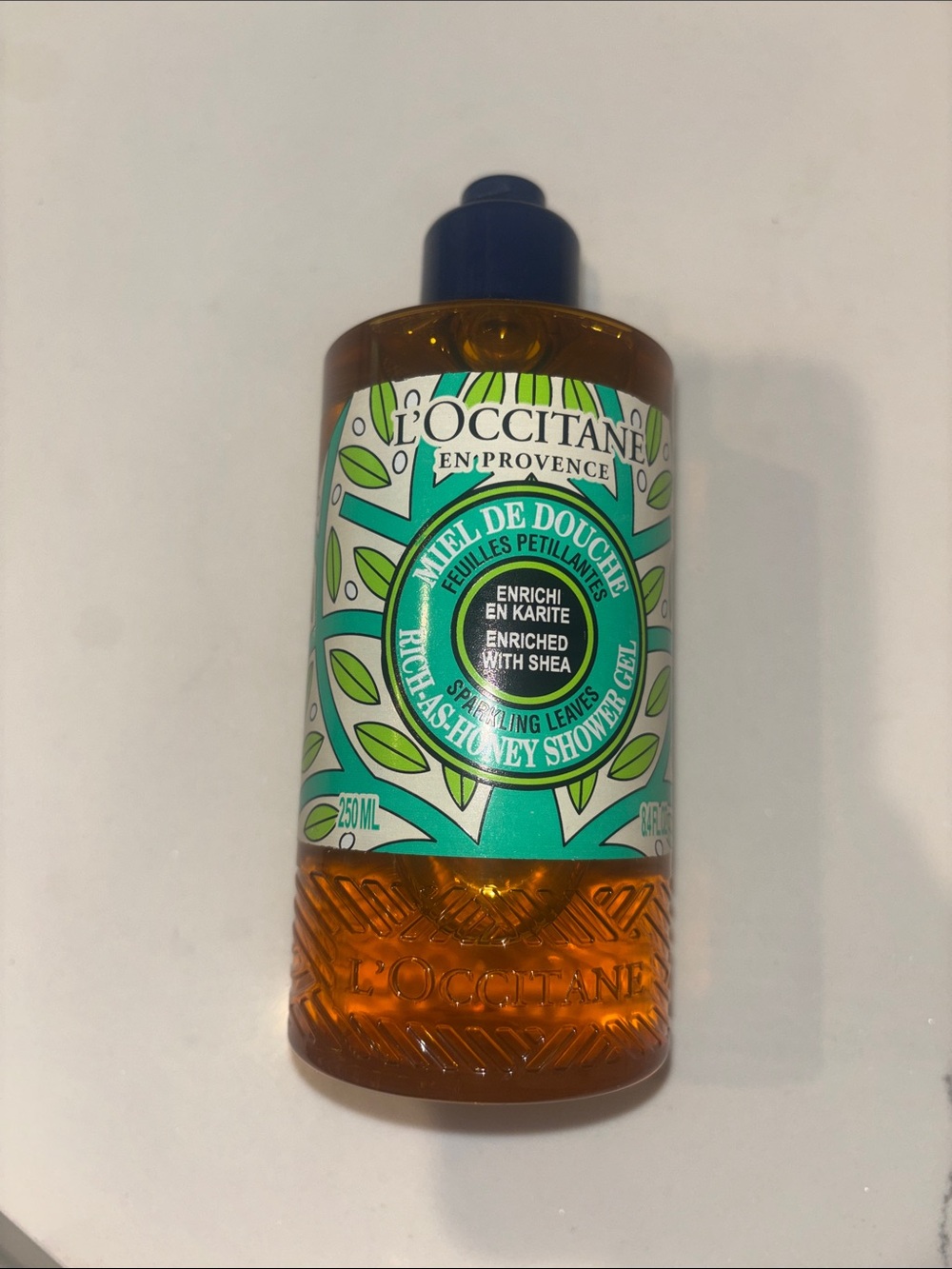 L'OCCITANE Green and Blue Honey Shower Gel